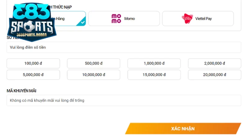 Nạp Tiền 383sports: Hướng Dẫn Chi Tiết Cho Người Mới Mẹo nạp tiền an toàn – Tránh lỗi, giữ vững tâm lý