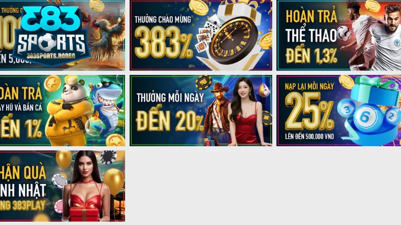 Khuyến mãi 383sports – Hàng Ngàn Ưu Đãi Hấp Dẫn Điều kiện để mang về khuyến mãi 383sports thành công