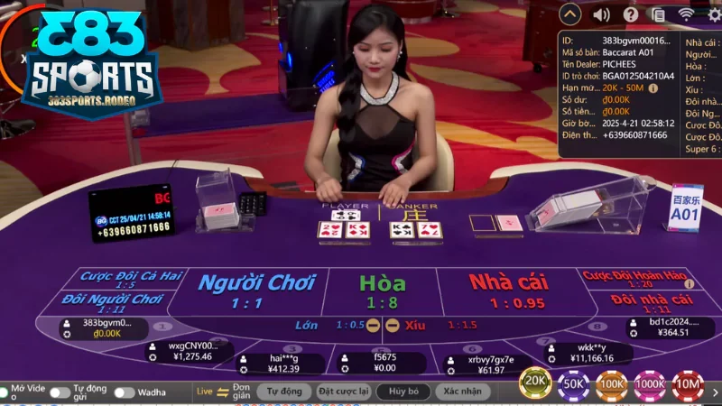 Live Casino 383sports - Uy Tín - Đẳng Cấp Top Đầu 2025 Cách tham gia live casino 383sports hiệu quả
